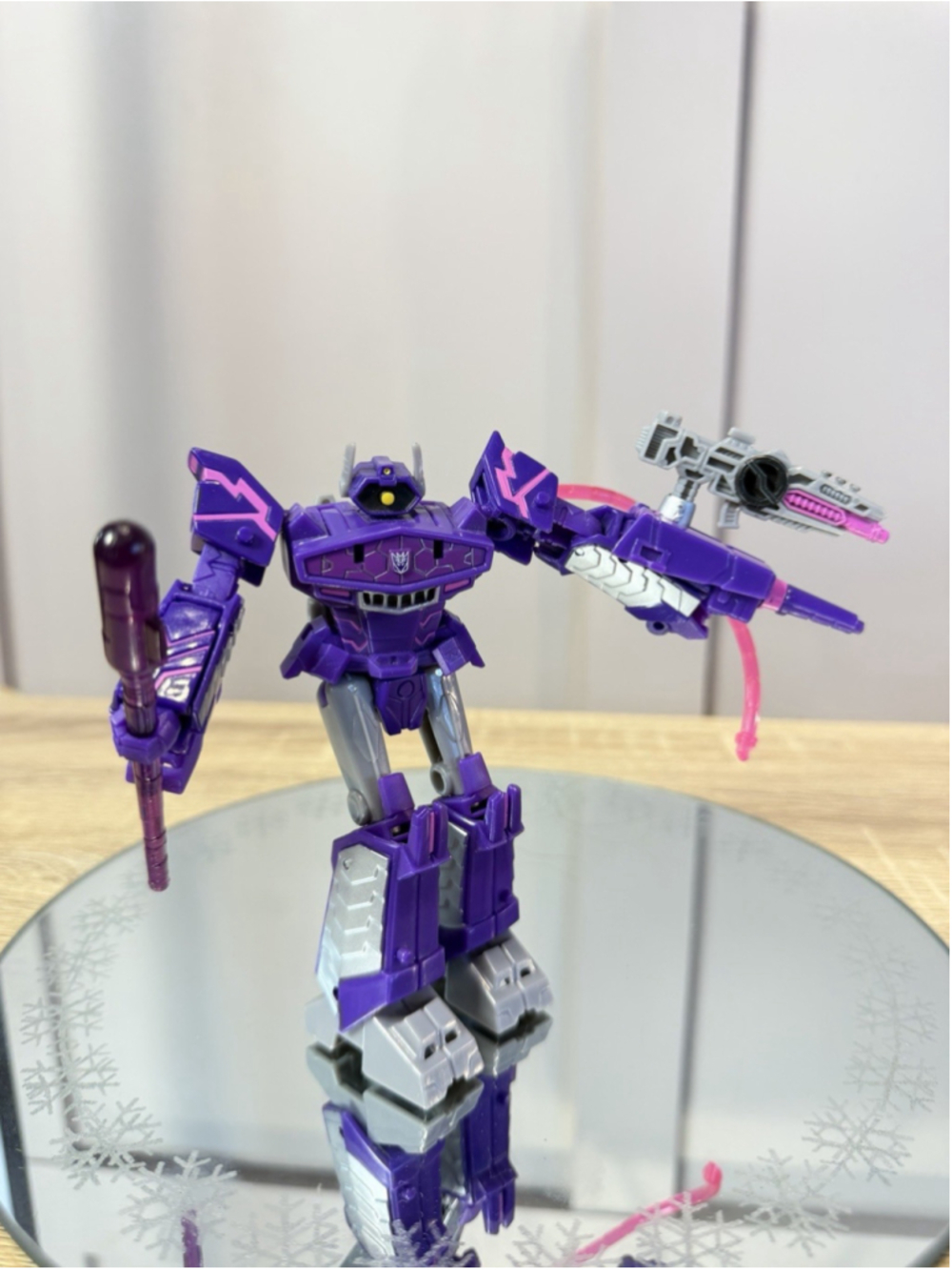 Transformers 2017 Cyberverse Wave Cannon Decepticon Shockwave 6" Figure